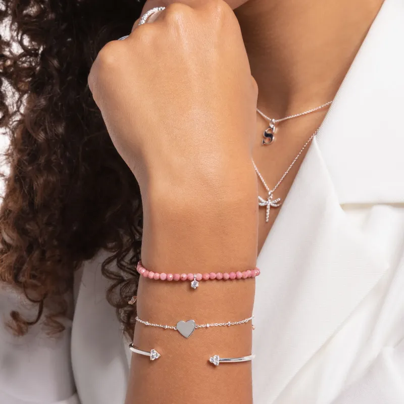 Armband rosa pärlor med vit sten – A1987-401-9>Thomas Sabo Discount