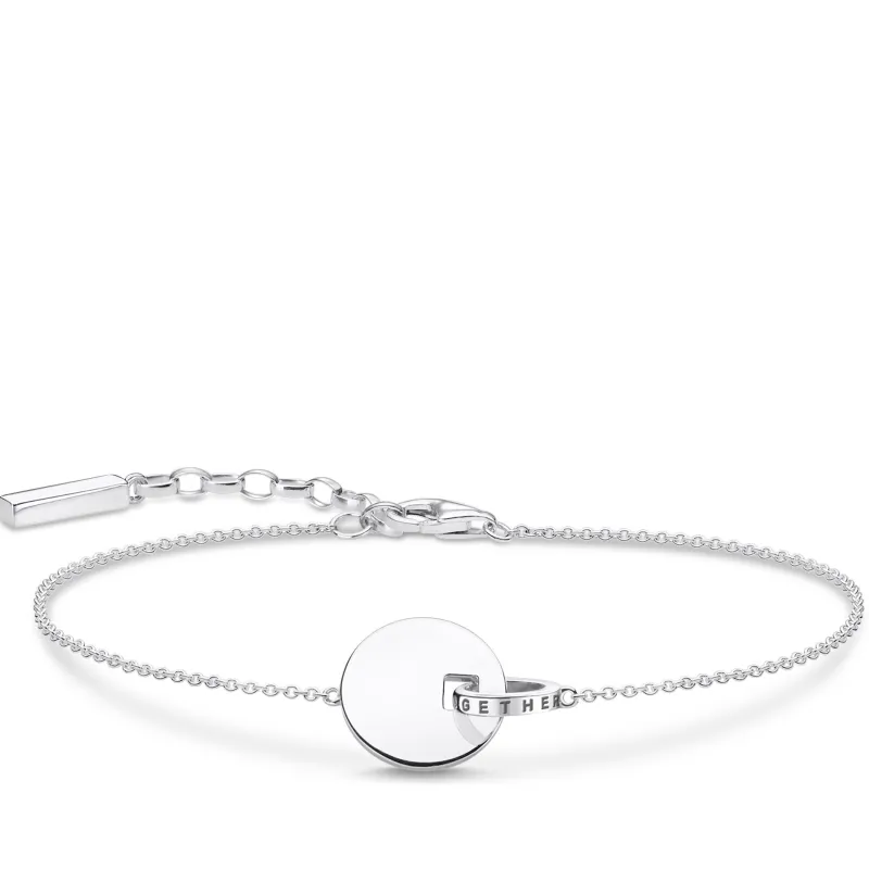 Armband Together-Mynt med Ring Silver – A1934-637-21>Thomas Sabo Hot
