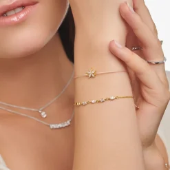 Armband vintage vita stenar guld – A2024-414-14>Thomas Sabo Best