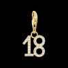 Berlock Nummer 18 Guld 2139-414-39>Thomas Sabo Hot