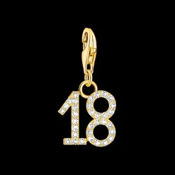 Berlock Nummer 18 Guld 2139-414-39>Thomas Sabo Hot