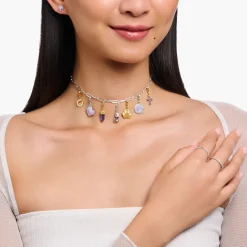Charm BEST FRIEND Hjärta Lila 2046-664-13><noscript><img width=
