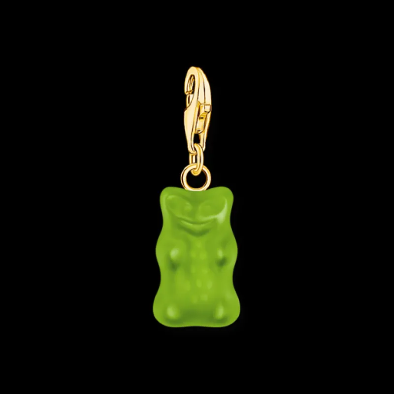 Charm Gummibjörn Grön/Guld 2192-413-6>Thomas Sabo New