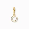 Charm Hästssko Guld/Vit 2018-427-14>Thomas Sabo Discount