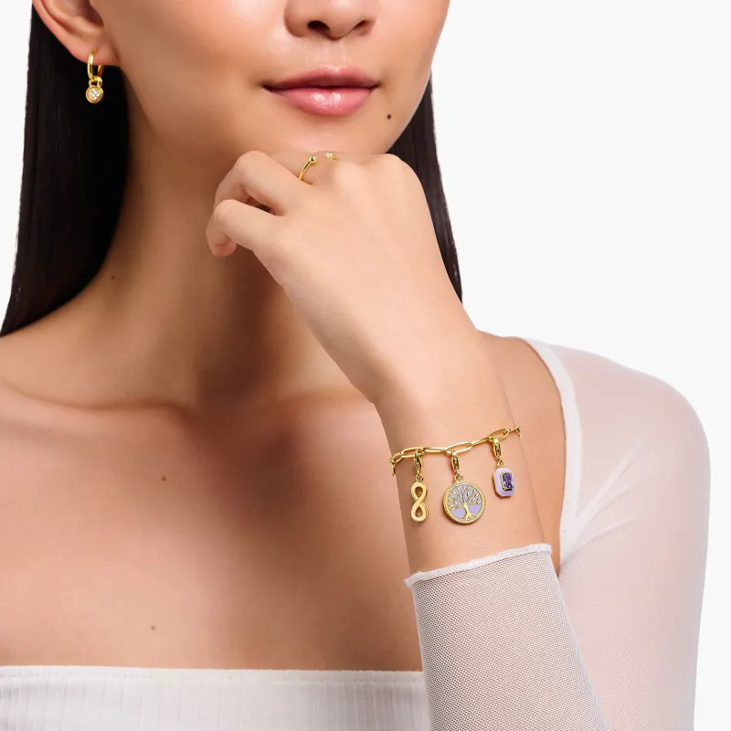 Charm Oktagon Lila 2034-565-13>Thomas Sabo Discount
