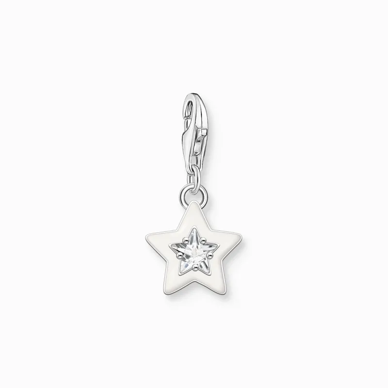 Charm Stjärna Vit 2044-041-14>Thomas Sabo Hot