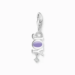 Charm-hängsmycke Joy med vit sten silver>Thomas Sabo Sale