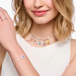 Charm-hängsmycke Joy med vit sten silver>Thomas Sabo Sale