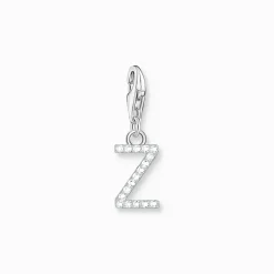 Charm-hängsmycke bokstaven Z med vita stenar silver>Thomas Sabo Best