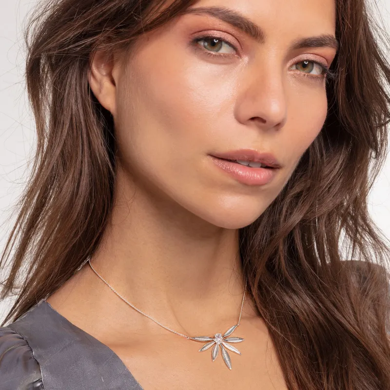 Halsband Blad Stora Silver – KE1950-051-14>Thomas Sabo
