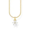 Halsband blomma vita stenar – KE2103-414-14>Thomas Sabo Outlet