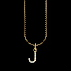 Halsband BOKSTAV J Guld KE2249-414-14>Thomas Sabo Discount