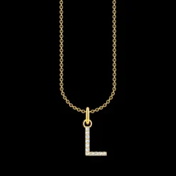Halsband BOKSTAV L Guld KE2251-414-14>Thomas Sabo New