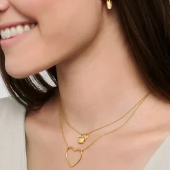 Halsband hjärta guld – KE2138-413-39>Thomas Sabo Clearance