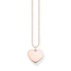 Halsband hjärta roséguld – KE2128-415-40>Thomas Sabo Online