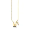 Halsband hänglås med nyckel guld – KE2122-414-14 (MEGA KAMPANJ)>Thomas Sabo Sale