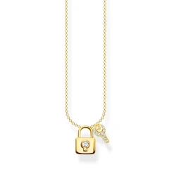 Halsband hänglås med nyckel guld – KE2122-414-14 (MEGA KAMPANJ)>Thomas Sabo Sale