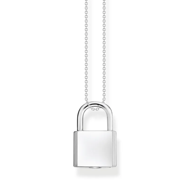 Halsband hänglås silver – KE2130-001-21>Thomas Sabo New