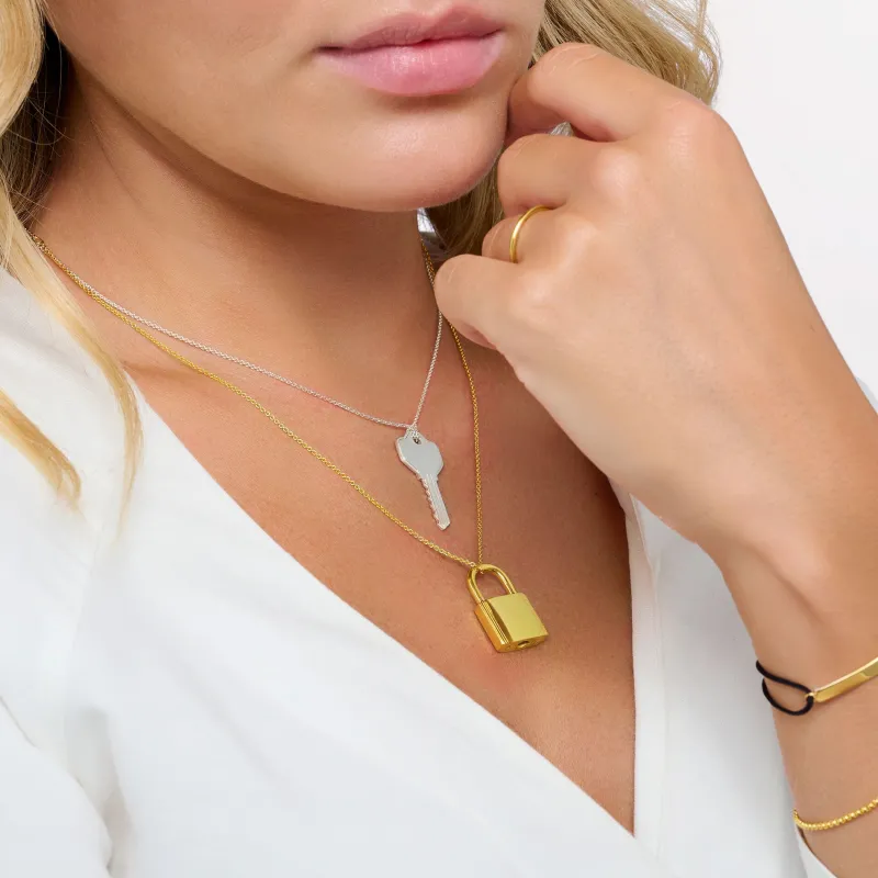 Halsband hänglås guld – KE2130-413-39>Thomas Sabo Hot
