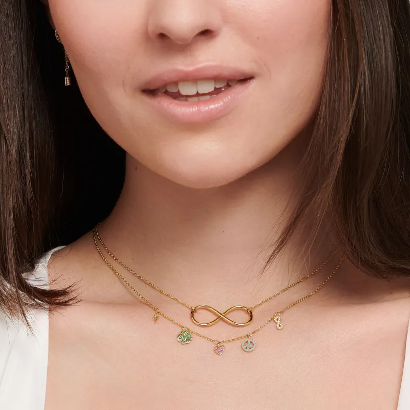 Halsband infinity guld – KE2139-413-39>Thomas Sabo