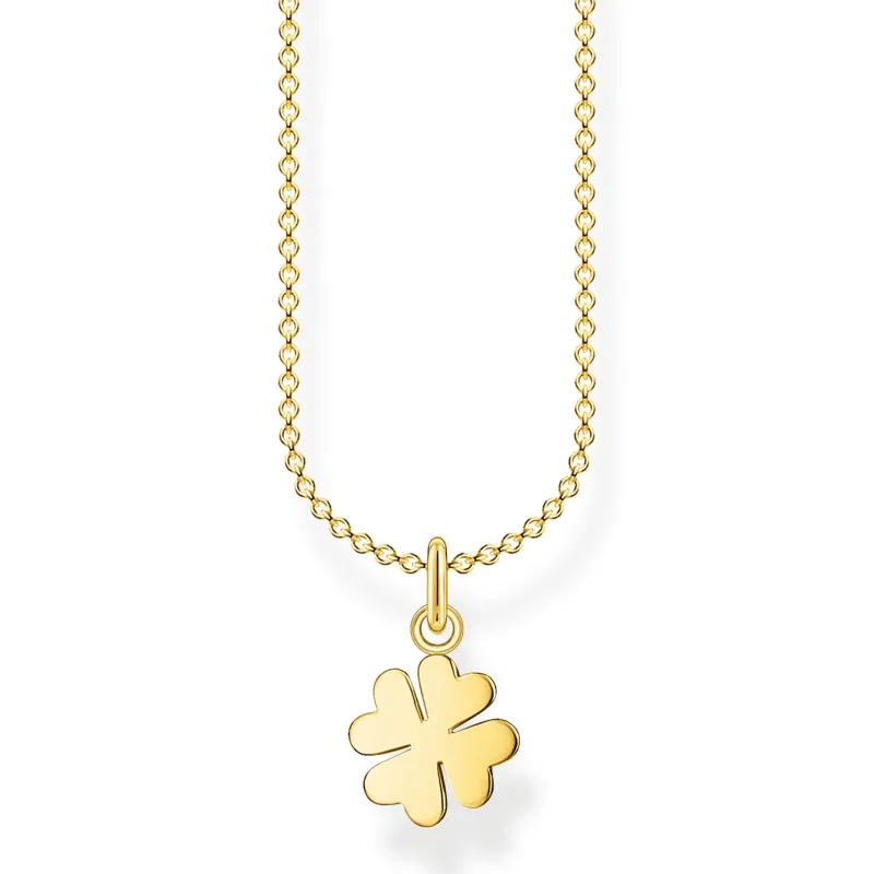 Halsband Klöverblad Guld – KE2037-413-39>Thomas Sabo Online