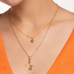 Halsband Klöverblad Guld – KE2037-413-39>Thomas Sabo Online