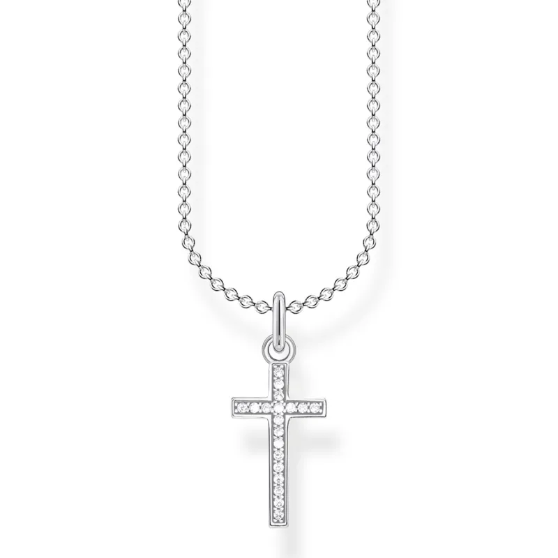 Halsband Kors Pavé – KE2043-051-14>Thomas Sabo