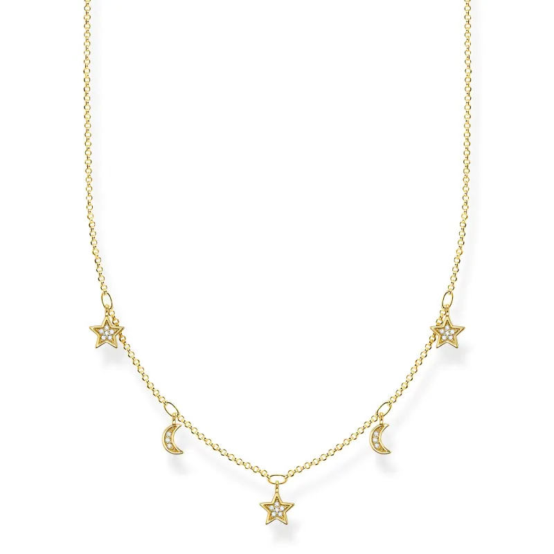 Halsband Månar och Stjärnor Guld – KE2074-414-14>Thomas Sabo Hot