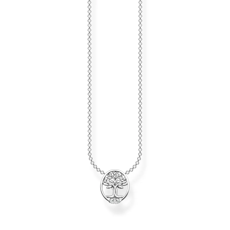 Halsband pärlor med vita stenar silver – KE2120-167-14>Thomas Sabo Hot