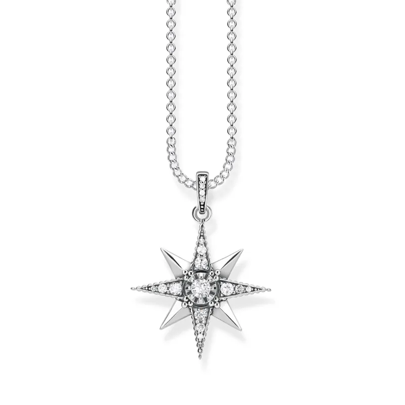 Halsband Royalty Stjärna Vit – KE1825-643-14>Thomas Sabo Sale