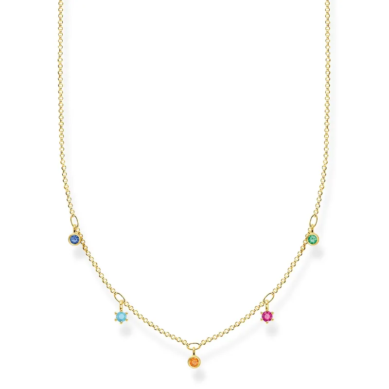 Halsband Stenar i Färg Guld – KE2071-488-7>Thomas Sabo Sale