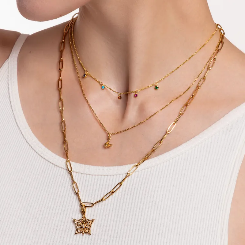 Halsband Stenar i Färg Guld – KE2071-488-7>Thomas Sabo Sale