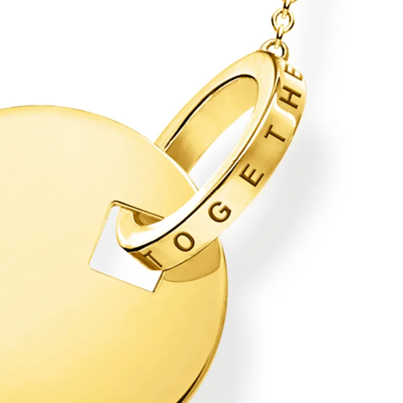 Halsband Together-Mynt med Ring Guld – KE1947-413-39 (MEGA KAMPANJ)>Thomas Sabo Clearance