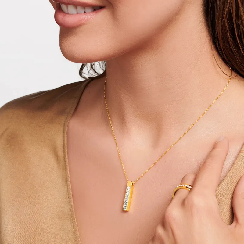 Halsband vita stenar pavé Guld- KE2113-414-14>Thomas Sabo Outlet