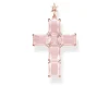 Hängsmycke Kors, Rosa Stenar Med Stjärna – PE890-417-9>Thomas Sabo New
