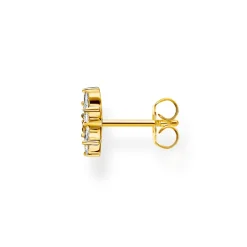 Individuellt Stiftörhängen Blomma Vit Stenar Guld – H2196-414-14>Thomas Sabo Hot