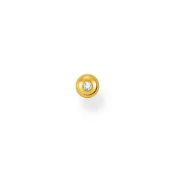 Individuellt Stiftörhängen Vit Sten Guld – H2130-414-14>Thomas Sabo New