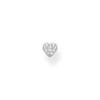 Individuellt Stiftörhängen Hjärta Med Pavé Silver- H2145-051-14>Thomas Sabo Hot
