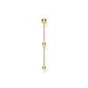 Individuellt Örhängen Kulor Med Vita Stenar Guld – H2149-414-14>Thomas Sabo Sale