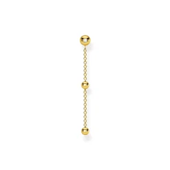 Individuellt Örhängen Kulor Med Vita Stenar Guld – H2149-414-14>Thomas Sabo Sale