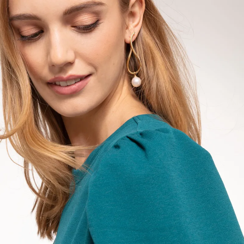 Örhängen Heritage med Pärla Guld – H2099-413-39 MEGA KAMPANJ>Thomas Sabo Clearance