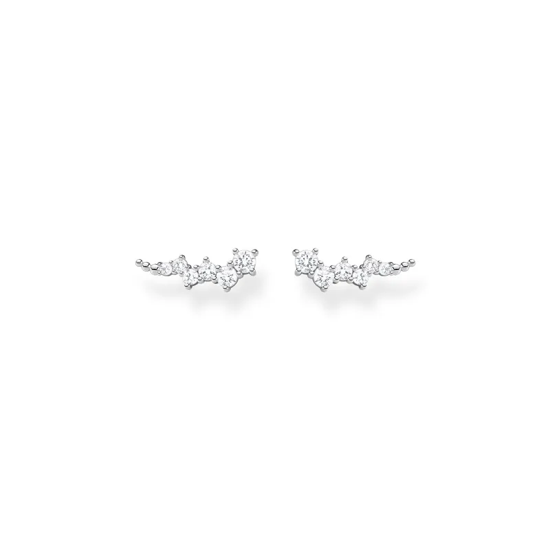 Örhängen Öronklättrare Vita Stenar Silver – H2157-051-14>Thomas Sabo Sale