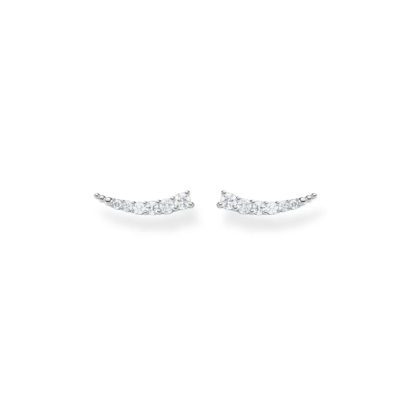 Örhängen Öronklättrare Vita Stenar Silver – H2158-051-14>Thomas Sabo Online