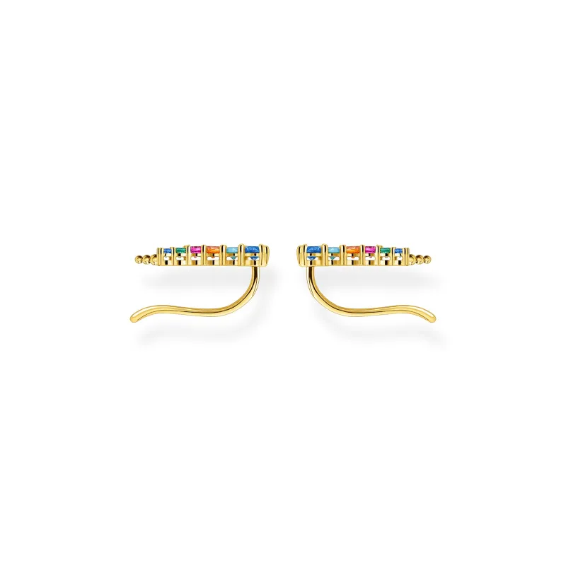 Örhängen Öronklättrare Stenar I Färg Guld – H2158-488-7>Thomas Sabo