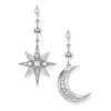 Örhängen Royalty Stjärna & Måne Silver – H2026-643-14 (MEGA KAMPANJ)>Thomas Sabo Hot