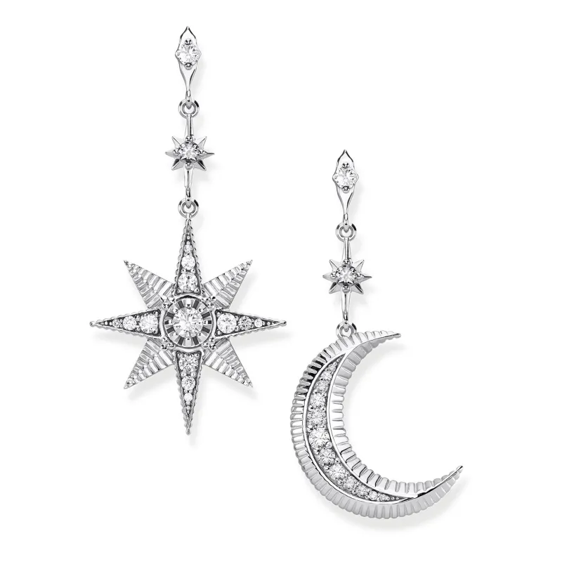 Örhängen Royalty Stjärna & Måne Silver – H2026-643-14 (MEGA KAMPANJ)>Thomas Sabo Hot