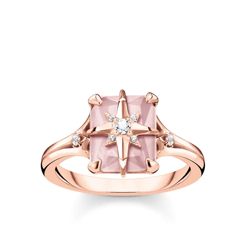 Ring Rosa Sten Med Stjärna – TR2288-417-9>Thomas Sabo New