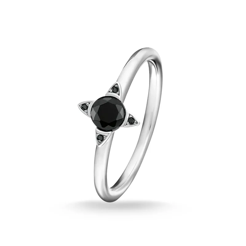 Ring Svarta Stenar Silver – TR2268-643-11>Thomas Sabo Hot