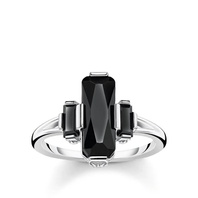 Ring Svarta Stenar- TR2267-641-11>Thomas Sabo Best