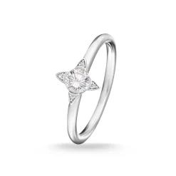 Ring Vita Stenar Silver – TR2268-051-14 (MEGA KAMPANJ)>Thomas Sabo New